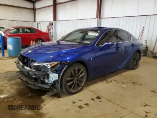 2022 Lexus IS 350 F Sport z VIN JTHGZ1E29N5025881, wystawiony jako Copart lot #49969045 z przebiegiem 26 300 mil mil oraz Szkoda całkowita • Salvage title. Historia ofert i sprzedaży dostępna na DreamBid. Obrazek 1.