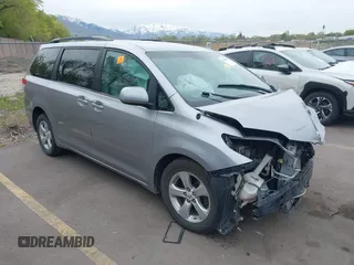 2011 Toyota Sienna LE AAS with VIN 5TDKK3DC9BS018960, listed as a IAAI auction lot 42065855 with Not Provided miles and . Bid and sale history available at DreamBid. Image 1.