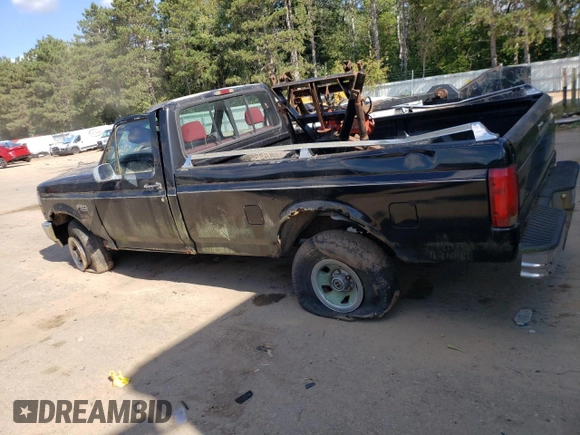 1995 Ford F-150 with VIN 1FTEF14N0SLA85293, listed as a Copart auction lot 72409494 with 0 mi miles and Salvage Title. Bid and sale history available at carsss.com. Image 2.