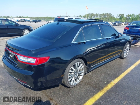 2017 Lincoln Continental with VIN 1LN6L9TP5H5611991, listed as a IAAI auction lot 42061155 with 94,569 mi miles and . Bid and sale history available at DreamBid. Image 4.