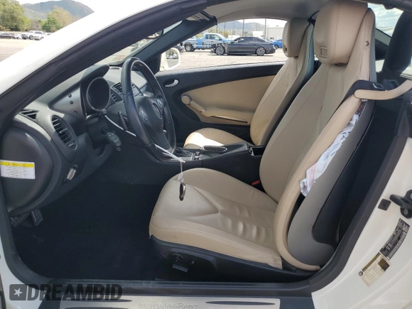 2011 Mercedes-Benz SLK 300 with VIN WDBWK5EA3BF241584, listed as a Copart auction lot 51856215 with 48,775 mi miles and Salvage title. Bid and sale history available at DreamBid. Image 7.