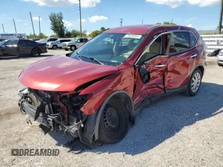 2015 Nissan Rogue S with VIN KNMAT2MT1FP504732, listed as a Copart auction lot 49896385 with 97,213 mi miles and Non Repairable. Bid and sale history available at carsss.com. Image 1.