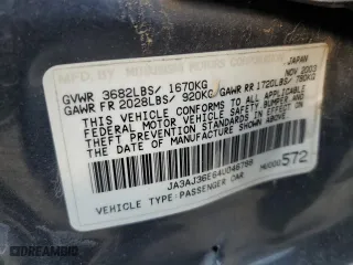 2004 Mitsubishi Lancer LS with VIN JA3AJ36E64U046788, listed as a Copart auction lot 71395384 with 222,288 mi miles and Salvage Title. Bid and sale history available at carsss.com. Image 14.