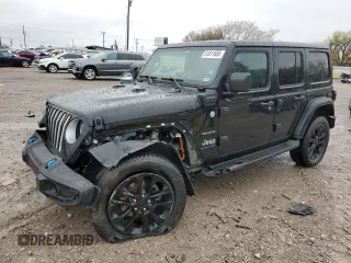 2023 Jeep Wrangler Sahara z VIN 1C4JJXP62PW514489, wystawiony jako Copart lot #51811585 z przebiegiem 39 174 mil mil oraz Szkoda całkowita • Salvage title. Historia ofert i sprzedaży dostępna na DreamBid. Obrazek 1.