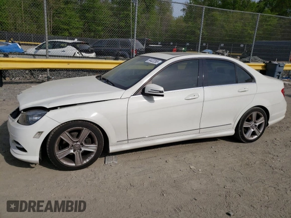 2011 Mercedes-Benz C 300 Sport with VIN WDDGF8BB1BR186307, listed as a Copart auction lot 54422265 with 98,377 mi miles and Salvage Title. Bid and sale history available at carsss.com. Image 1.