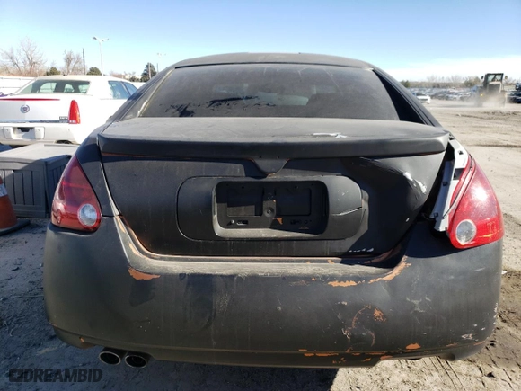 2004 Nissan Maxima SE with VIN 1N4BA41E14C805460, listed as a Copart auction lot 47370265 with 0 mi miles and Salvage Title. Bid and sale history available at carsss.com. Image 6.