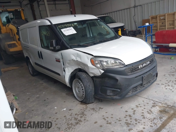 2021 Ram ProMaster City Cargo Tradesman с VIN ZFBHRFAB0M6S72663, выставлен на аукционе IAAI как лот 42240265 с пробегом 24 739 миль миль и . История ставок и продаж доступна на DreamBid. Изображение 1.