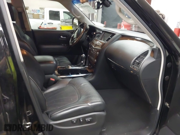 2014 Infiniti QX80 with VIN JN8AZ2NF2E9555963, listed as a IAAI auction lot 41894699 with 143,255 mi miles. Bid and sale history available at carsss.com. Image 5.
