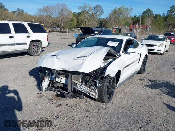 2019 Ford Mustang GT with VIN 1FA6P8CFXK5203249, listed as a IAAI auction lot 41863569 with 86,716 mi miles. Bid and sale history available at carsss.com. Image 2.