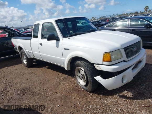 2001 Ford Ranger XLT Appearance with VIN 1FTYR14EX1PB68855, listed as a IAAI auction lot 41749353 with 277,238 mi miles. Bid and sale history available at carsss.com. Image 1.