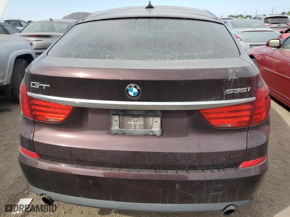 2011 BMW 5 Series Gran Turismo 535i xDrive with VIN WBASP2C5XBC337779, listed as a Copart auction lot 84385884 with 105,600 mi miles and Salvage Title. Bid and sale history available at carsss.com. Image 6.