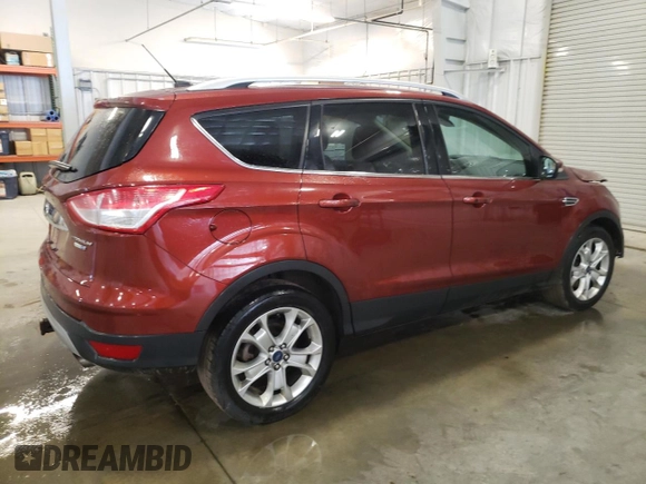 2016 Ford Escape Titanium with VIN 1FMCU9J97GUA67485, listed as a Copart auction lot 57623135 with 95,147 mi miles and Salvage title. Bid and sale history available at DreamBid. Image 3.