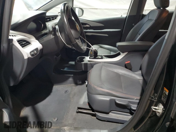 2017 Chevrolet Bolt EV Premier with VIN 1G1FX6S02H4172453, listed as a Copart auction lot 56331215 with 87,163 mi miles and Salvage title. Bid and sale history available at DreamBid. Image 7.