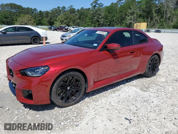 2025 BMW M2 z VIN 3MF23DM07S8F08800, wystawiony jako Copart lot #51926665 z przebiegiem 1 976 mil mil oraz Czysty tytuł • Clean title. Historia ofert i sprzedaży dostępna na DreamBid. Obrazek 1.