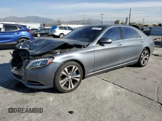 2017 Mercedes-Benz S 550e with VIN WDDUG6DB3HA315317, listed as a Copart auction lot 86901694 with 91,312 mi miles and Salvage Title. Bid and sale history available at DreamBid. Image 1.