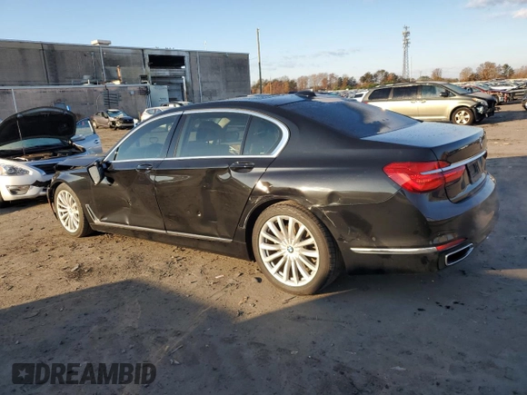 2018 BMW 7 Series 740i with VIN WBA7E2C59JG742891, listed as a Copart auction lot 78184903 with 43,189 mi miles. Bid and sale history available at carsss.com. Image 2.