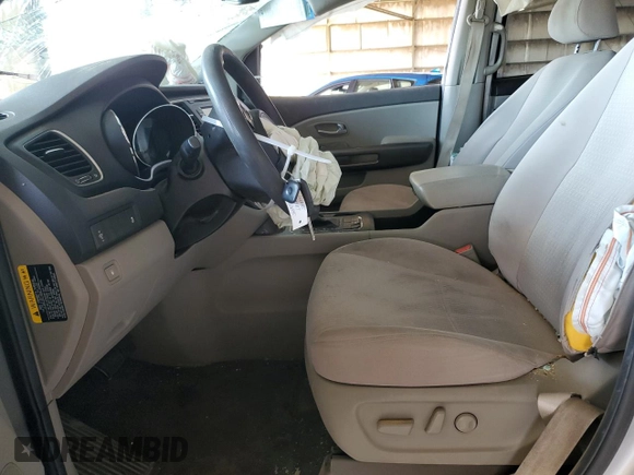 2017 Kia Sedona LX with VIN KNDMB5C17H6226445, listed as a Copart auction lot 52016445 with 173,136 mi miles and Salvage Title. Bid and sale history available at carsss.com. Image 7.