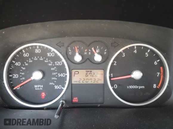 2003 Hyundai Tiburon GT z VIN KMHHN65F33U088538, wystawiony jako Copart lot #54320955 z przebiegiem 220 732 mil mil oraz Szkoda całkowita • Salvage title. Historia ofert i sprzedaży dostępna na DreamBid. Obrazek 9.