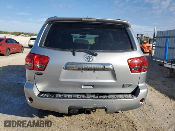 2014 Toyota Sequoia Limited with VIN 5TDKY5G19ES055130, listed as a Copart auction lot 42318155 with 129,880 mi miles and Salvage Title. Bid and sale history available at carsss.com. Image 6.