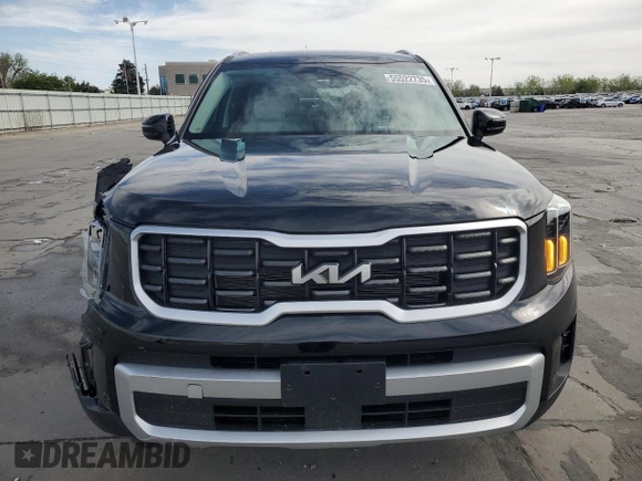 2024 Kia Telluride S with VIN 5XYP6DGC1RG500941, listed as a Copart auction lot 55522735 with 7,172 mi miles and Salvage title. Bid and sale history available at DreamBid. Image 5.