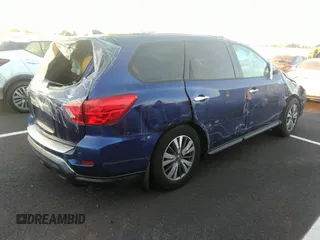 2020 Nissan Pathfinder S with VIN 5N1DR2AN2LC631666, listed as a IAAI auction lot 39193043 with 49,881 mi miles. Bid and sale history available at carsss.com. Image 4.