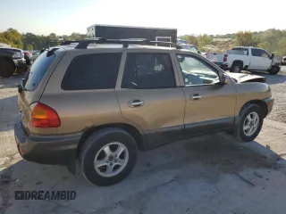 2003 Hyundai Santa Fe GLS with VIN KM8SC73D83U346636, listed as a Copart auction lot 72293674 with 147,520 mi miles and Salvage Title. Bid and sale history available at carsss.com. Image 3.