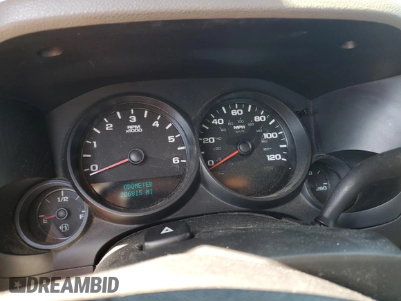 2007 Chevrolet Silverado 1500 Work Truck with VIN 1GCEK19C87E506319, listed as a Copart auction lot 48012335 with 206,815 mi miles and Salvage Title. Bid and sale history available at carsss.com. Image 9.