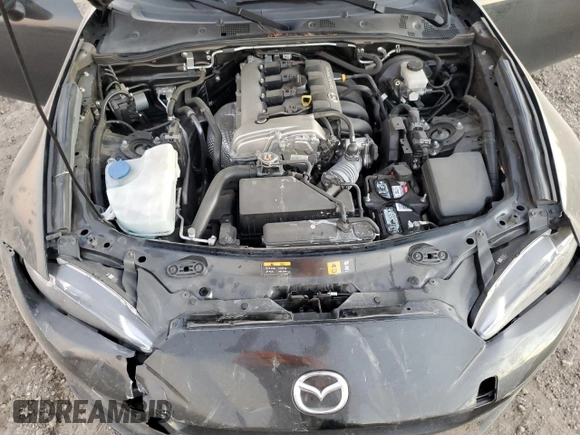 2021 Mazda MX-5 Miata Sport with VIN JM1NDAB79M0454876, listed as a Copart auction lot 82086434 with 74,035 mi miles and Salvage title. Bid and sale history available at DreamBid. Image 12.