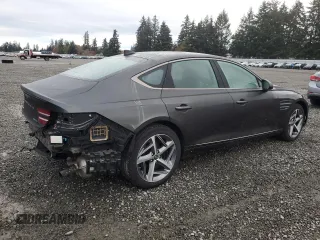 2024 Genesis G80 3.5T Sport with VIN KMTGB4SD8RU205301, listed as a Copart auction lot 77671514 with 11,994 mi miles and Salvage Title. Bid and sale history available at carsss.com. Image 3.