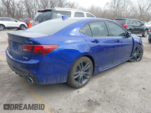 2018 Acura TLX w/A-SPEC Pkg z VIN 19UUB3F68JA003928, wystawiony jako IAAI lot #41804033 z przebiegiem 98 858 mil mil oraz . Historia ofert i sprzedaży dostępna na DreamBid. Obrazek 4.
