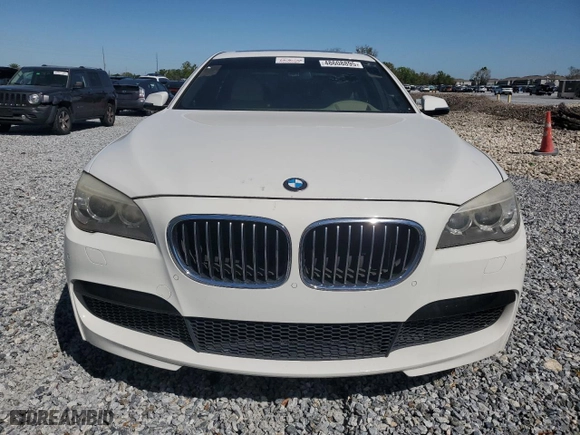 2013 BMW 7 Series 740Li with VIN WBAYE4C52DD136841, listed as a Copart auction lot 48608895 with 99,436 mi miles and Clean Title. Bid and sale history available at carsss.com. Image 5.