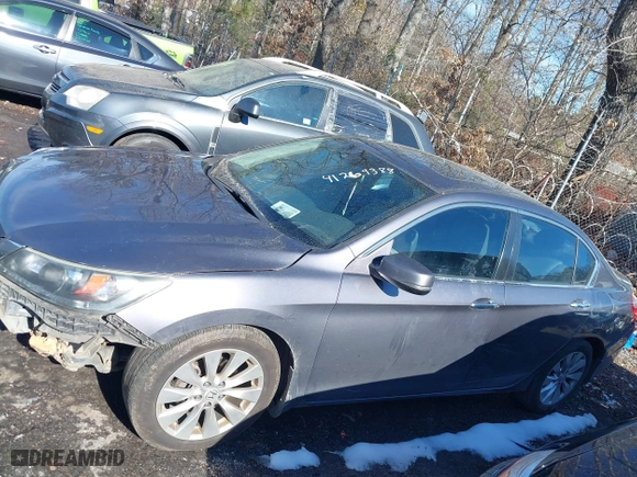 2015 Honda Accord Sedan EX-L with VIN 1HGCR2F86FA252870, listed as a IAAI auction lot 41269388 with 161,018 mi miles. Bid and sale history available at carsss.com. Image 14.