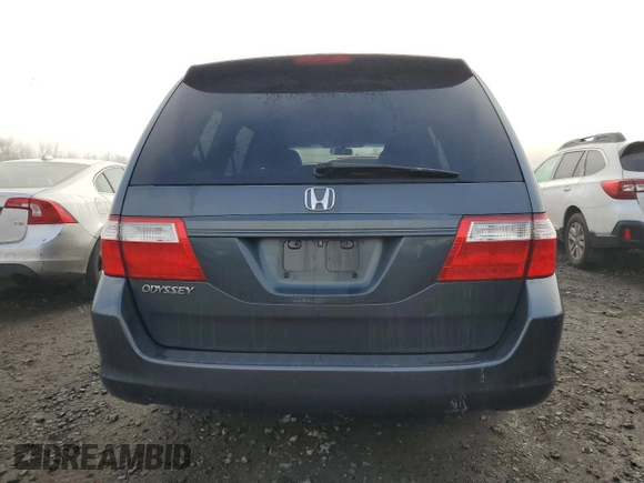 2006 Honda Odyssey LX with VIN 5FNRL382X6B097238, listed as a Copart auction lot 47231495 with 155,289 mi miles and Salvage Title. Bid and sale history available at carsss.com. Image 6.