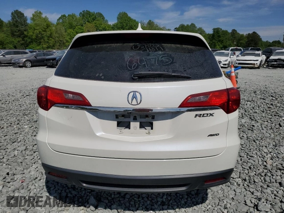 2015 Acura RDX with VIN 5J8TB4H33FL021172, listed as a Copart auction lot 53918845 with 81,029 mi miles and Salvage Title. Bid and sale history available at DreamBid. Image 6.