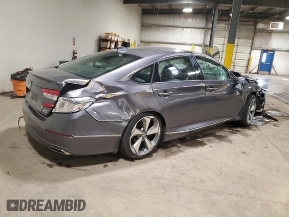 2019 Honda Accord Touring with VIN 1HGCV2F9XKA016690, listed as a Copart auction lot 59910805 with Not provided miles and Salvage title. Bid and sale history available at DreamBid. Image 3.