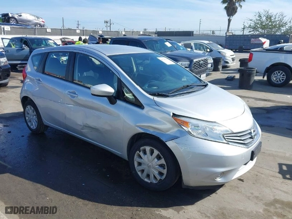 2015 Nissan Versa Note S with VIN 3N1CE2CPXFL418955, listed as a IAAI auction lot 41725154 with 114,901 mi miles. Bid and sale history available at carsss.com. Image 1.