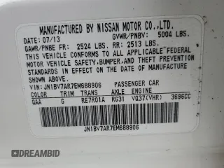 2014 Infiniti Q50 Premium z VIN JN1BV7AR7EM688906, wystawiony jako Copart lot #62562885 z przebiegiem 95 548 mil mil oraz Szkoda całkowita • Salvage title. Historia ofert i sprzedaży dostępna na DreamBid. Obrazek 12.