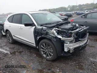 2025 Acura MDX w/A-Spec Package with VIN 5J8YE1H00SL019228, listed as a IAAI auction lot 42344575 with 2,351 mi miles and . Bid and sale history available at DreamBid. Image 1.
