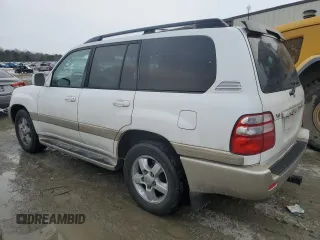 2004 Toyota Land Cruiser with VIN JTEHT05JX42067402, listed as a Copart auction lot 88976025 with 350,518 mi miles and Salvage Title. Bid and sale history available at carsss.com. Image 2.