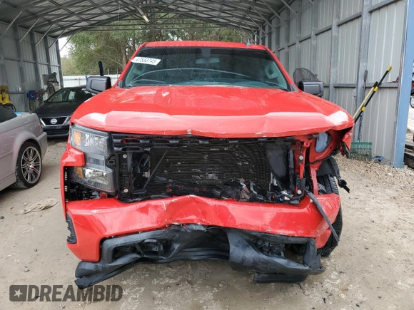 2020 Chevrolet Silverado 1500 Custom with VIN 3GCPWBEH5LG184312, listed as a Copart auction lot 47533745 with 82,003 mi miles and Salvage Title. Bid and sale history available at carsss.com. Image 5.