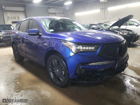 2020 Acura RDX w/A-Spec Pkg with VIN 5J8TC2H63LL015301, listed as a Copart auction lot 42997995 with 39,150 mi miles and Salvage Title. Bid and sale history available at carsss.com. Image 4.