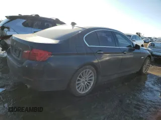 2013 BMW 5 Series 535i xDrive with VIN WBAFU7C57DDU76854, listed as a Copart auction lot 43325245 with 124,000 mi miles and Salvage Title. Bid and sale history available at carsss.com. Image 3.
