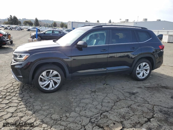2021 Volkswagen Atlas 3.6L V6 SE w/Technology with VIN 1V2HR2CA4MC501324, listed as a Copart auction lot 49747245 with 31,591 mi miles and Salvage Title. Bid and sale history available at carsss.com. Image 1.