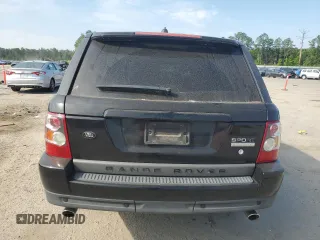 2007 Land Rover Range Rover Sport SC with VIN SALSH234X7A990275, listed as a Copart auction lot 55015325 with 118,427 mi miles and Salvage title. Bid and sale history available at DreamBid. Image 6.