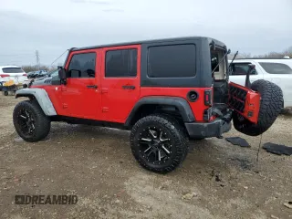 2014 Jeep Wrangler Unlimited Sport with VIN 1C4BJWDG4EL115321, listed as a Copart auction lot 51297255 with 176,685 mi miles and Salvage Title. Bid and sale history available at carsss.com. Image 2.