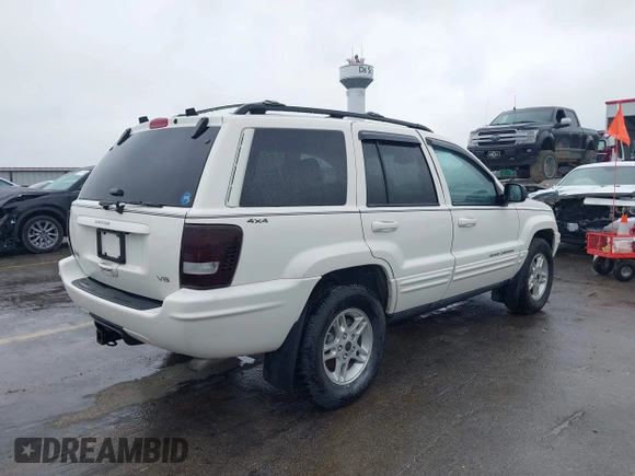 2000 Jeep Grand Cherokee Limited with VIN 1J4GW58N8YC336316, listed as a IAAI auction lot 42409398 with 168,230 mi miles and . Bid and sale history available at DreamBid. Image 4.