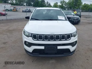 2024 Jeep Compass Latitude with VIN 3C4NJDBN9RT607209, listed as a IAAI auction lot 42233206 with 35,245 mi miles and . Bid and sale history available at DreamBid. Image 12.