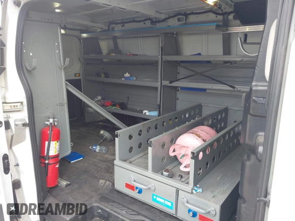 2017 Ford Transit with VIN 1FTYR1YM7HKB32968, listed as a IAAI auction lot 42041927 with 140,563 mi miles. Bid and sale history available at carsss.com. Image 8.