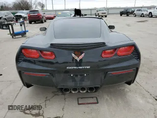 2017 Chevrolet Corvette 1LT with VIN 1G1YB2D75H5116382, listed as a Copart auction lot 45915445 with 0 mi miles and Salvage Title. Bid and sale history available at carsss.com. Image 6.