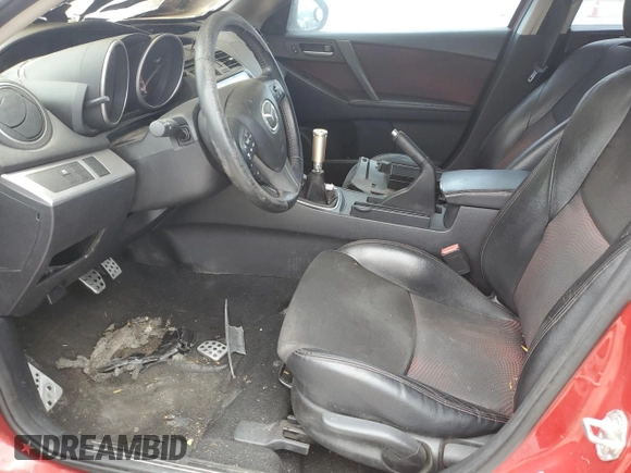 2012 Mazda 3 Mazdaspeed3 Touring with VIN JM1BL1L43C1625205, listed as a Copart auction lot 52404454 with Not Provided miles and Salvage Title. Bid and sale history available at DreamBid. Image 7.